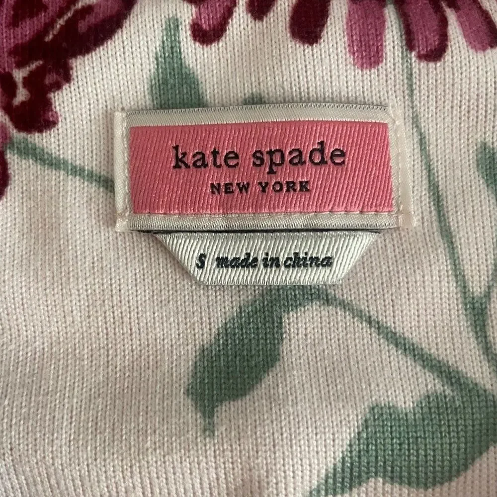 Kate Spade New York Two Piece Floral Blooming Mums Brushed Pajamas